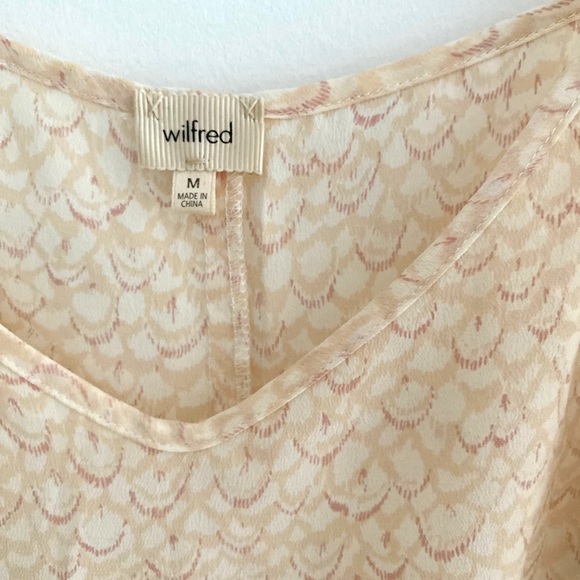 WILFRED 100% silk spaghetti strap blouse - Picture 5 of 5
